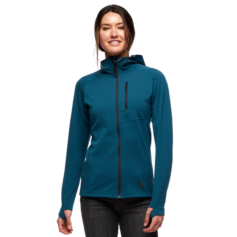 Black Diamond Women's Coefficient Hoodie Azurite-1